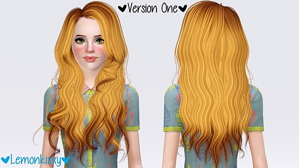 Coolsims 86 hairstyle retextured by Lemonkixxy for Sims 3