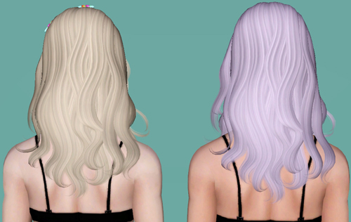 Newsea`s Eyes On Me hairstyle retextured by Electra Sims for Sims 3