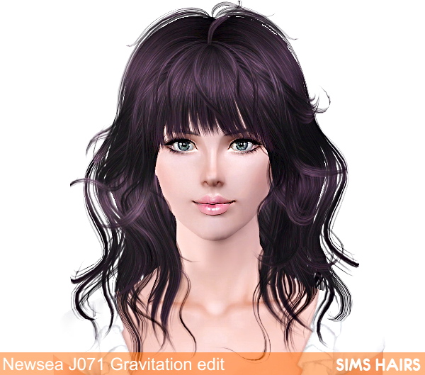 Newsea J071 Gravitation retextured by Sims Hairs for Sims 3