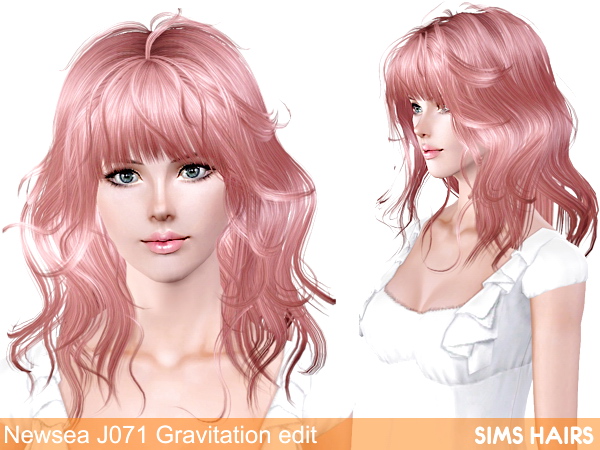 Newsea J071 Gravitation retextured by Sims Hairs for Sims 3