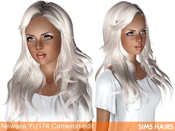 Newsea’s YU174 Cameron hairstyle retexture by Sims Hairs for Sims 3