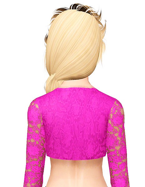 Skysims 206 hairstyle retextured by pocket for Sims 3