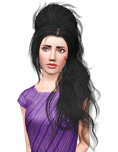 Sintiklia`s Wine hairstyle retextured by Pocket for Sims 3