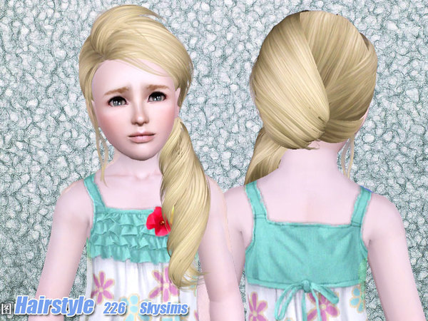 Hairstyle 226 by Skysims for Sims 3