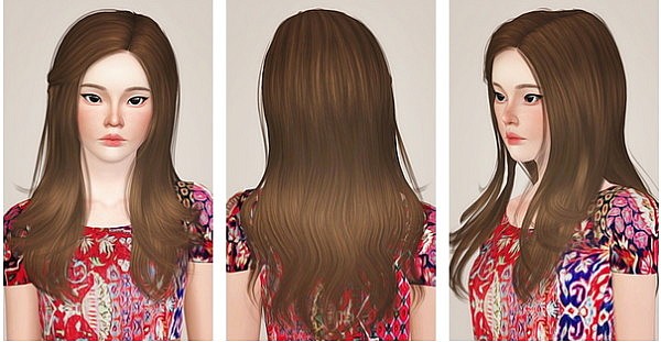 Cazy`s Starlight hairstyle retextured by Liahx for Sims 3