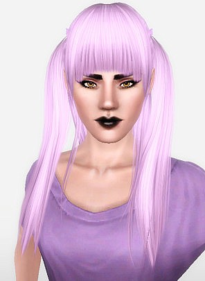 Zauma`s Red Light hairstyle retextured by Forever and Always - Sims 3 Hairs