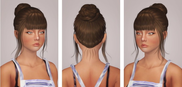 Alesso Kerli hairstyle retextured by Liahx for Sims 3