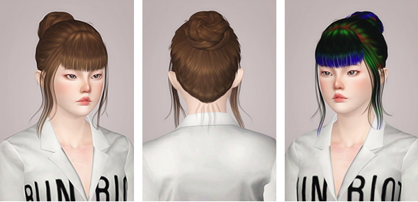 Alesso`s Kerli hairstyle retextured by Liahx for Sims 3