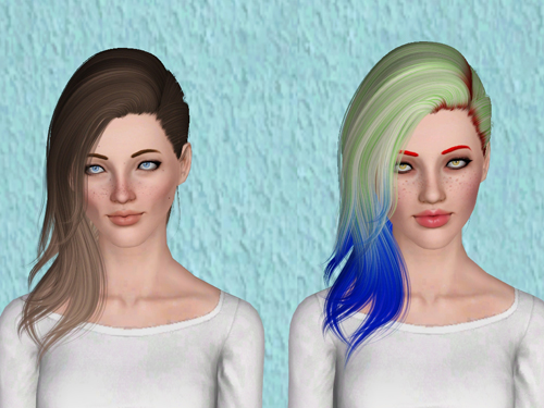 Alesso`s Wine hairstyle retextured by Electra for Sims 3