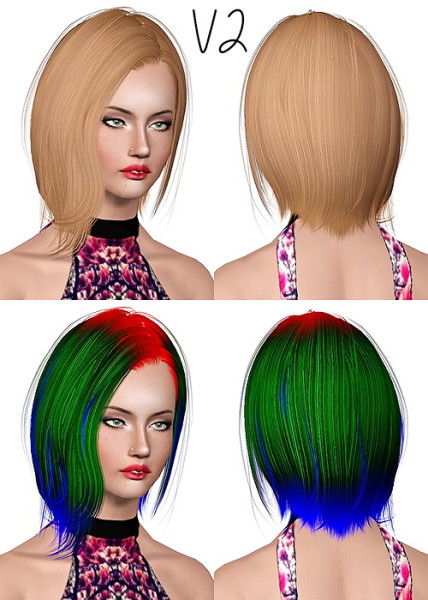 Newsea`s Perry hairstyle retextured by Chantel for Sims 3