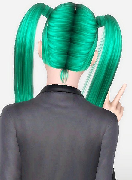 Zauma`s Ayumi hairstyle retextured by Forever and Always for Sims 3