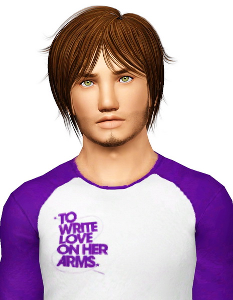 Newsea`s Blaze hairstyle retextured by Pocket for Sims 3