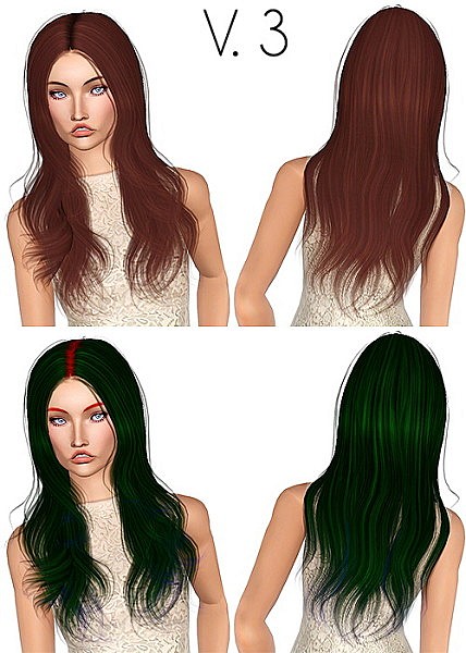 Cazy`s Navre hairstyle retextured by Chantel for Sims 3