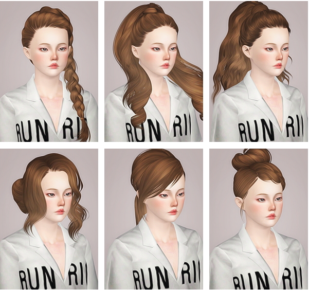 Skysims Hairstyles Part 1 Retextured By Liahx Sims 3 Hairs