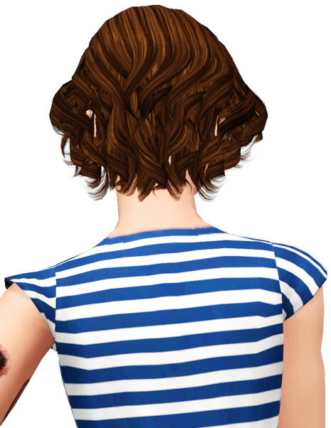 Elexis Florence hairstyle retextured by Pocket for Sims 3