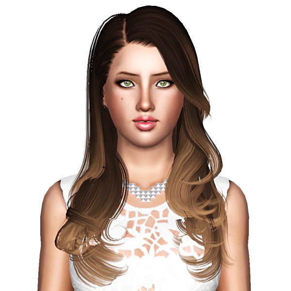 Skysims 84 hairstyle retextured by July Kapo for Sims 3