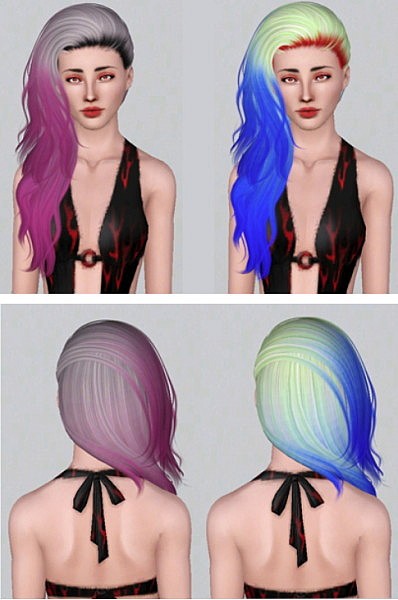 Nightcrawler`s 23 hairstyle retextured and edit by Electraheart for Sims 3