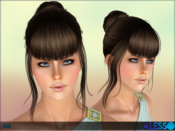 Kerli hairstyle by Alesso for Sims 3