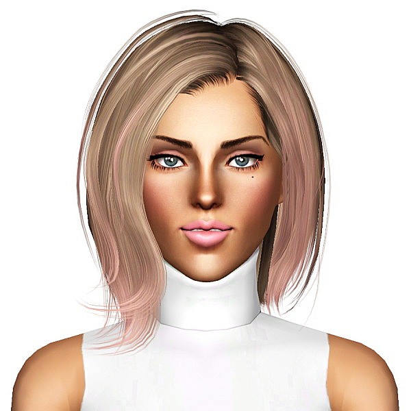 Newsea`s Perry hairstyle retextured by July Kapo for Sims 3