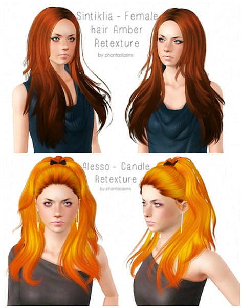 Alesso`s Candle hairstyle retextured by Phantasia for Sims 3