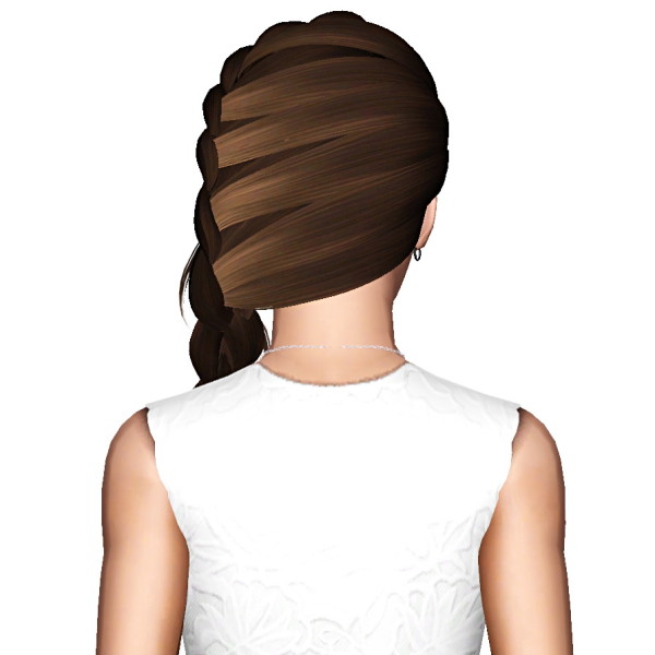 Skysims 190 hairstyle retextured by July Kapo for Sims 3