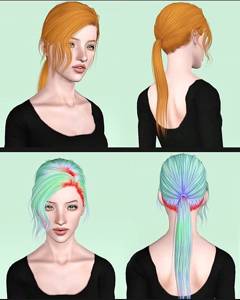 Alesso`s Spring hairstyle retextured by Porcelain for Sims 3