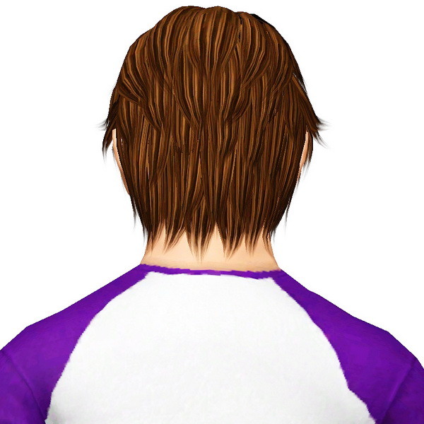 Kisei Nero hairstyle retextured by Pocket for Sims 3