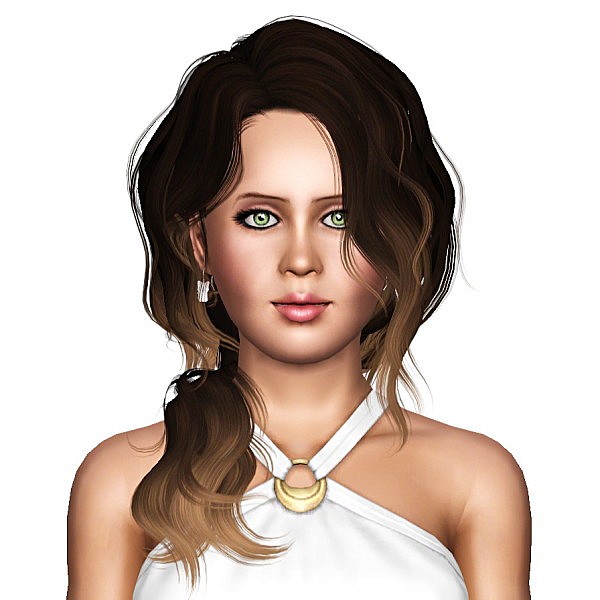 Newsea`s Vice City hairstyle retextured by July Kapo for Sims 3