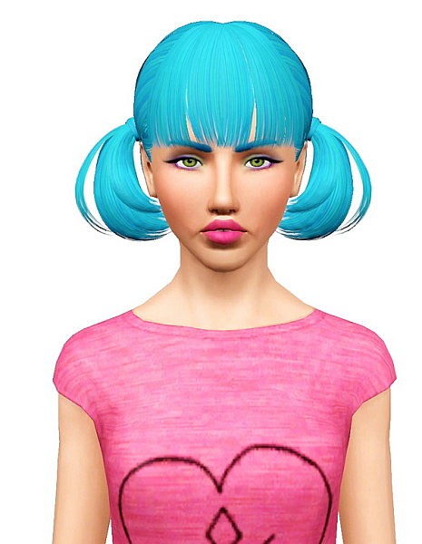 Butterfly Sky hairstyle retextured by Pocket for Sims 3