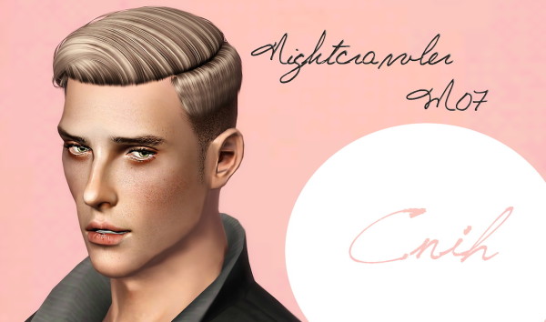 Nightcrawler 07 hairstyle retextured by Tecnihs for Sims 3