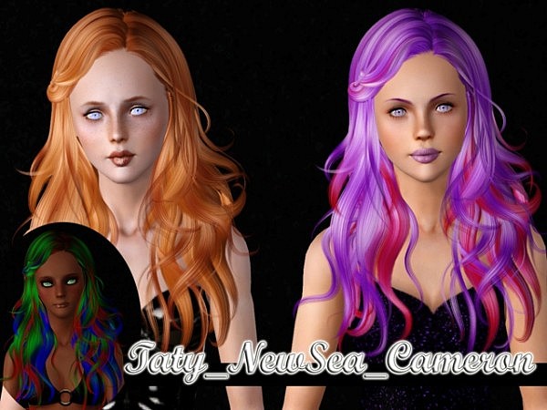 NewSea`s two hairstyles retextured by Taty for Sims 3
