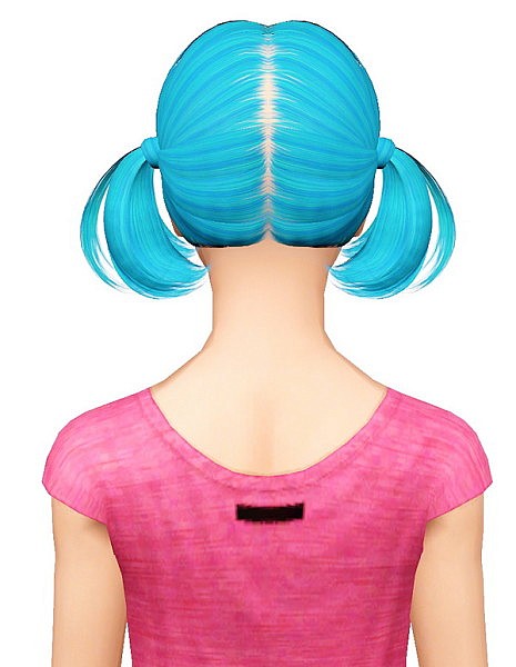 Butterfly Sky hairstyle retextured by Pocket for Sims 3