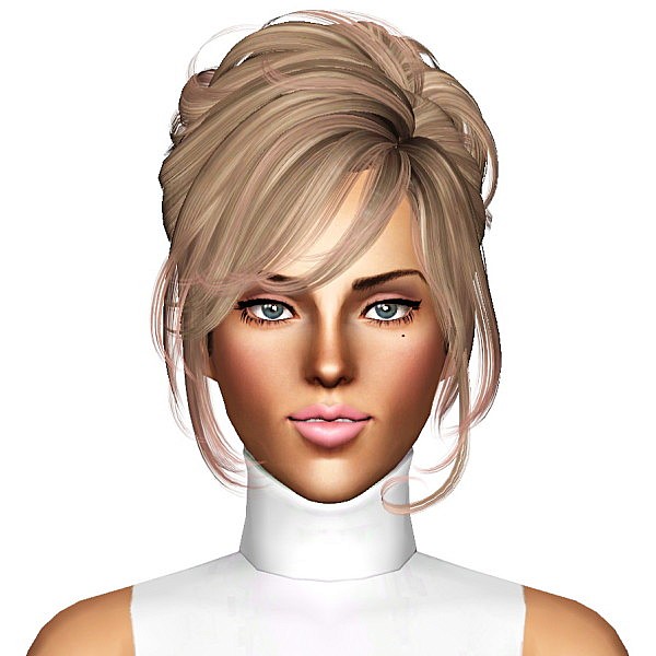 NewSea`s Crescent hairstyle retextured by July Kapo for Sims 3