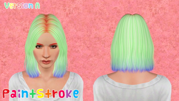 Nightcrawler`s hairstyle 14 retextured by Paint Stroke for Sims 3