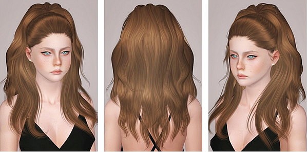 Alesso`s Candle hairstyle retextured by Liahx for Sims 3