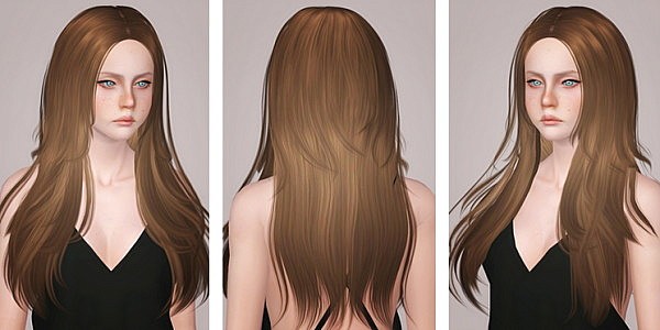 Sintiklia`s Amber hairstyle retextured by Liahx for Sims 3