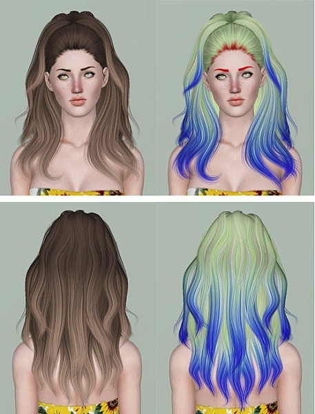 Alesso`s Candle hairstyle retextured by Electraheart for Sims 3