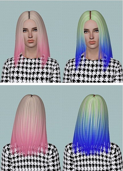 Alesso’s Radiate hairstyle retexture by Electraheart for Sims 3