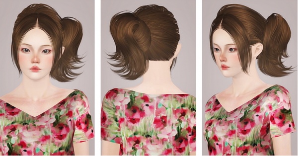 Skysims 118 hairstyle retextured by Liahx for Sims 3