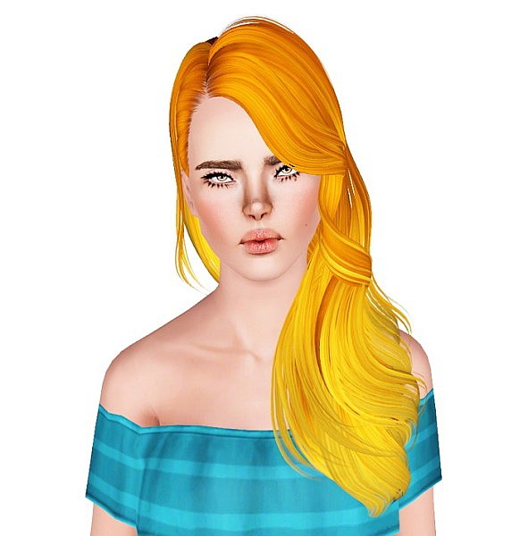 Skysims 222 hairstyle retextured by Monolith for Sims 3