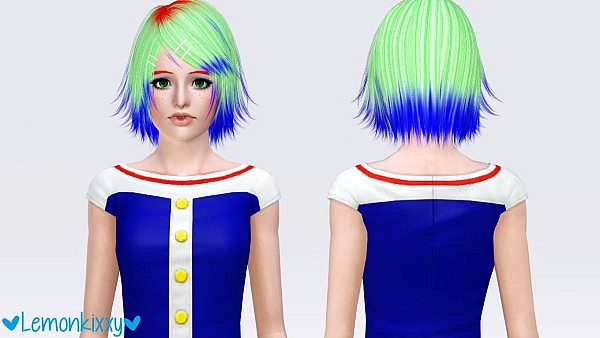 Buterflysims 026 hairstyle by Lemonkixxy for Sims 3