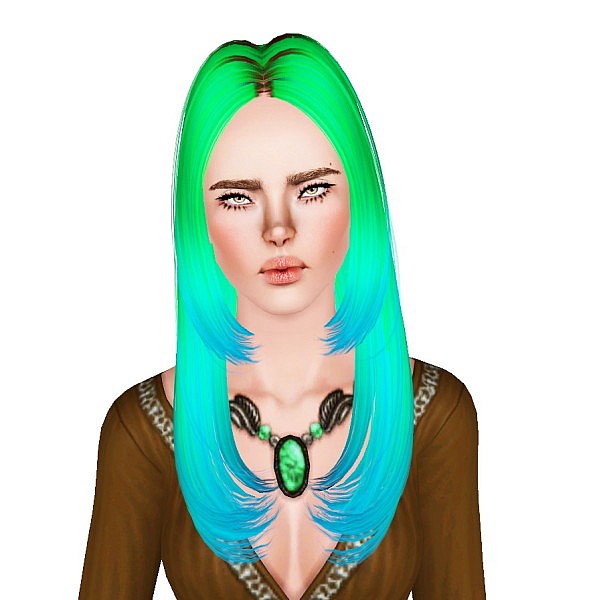 Bfly 133 hairstyle retextured by Monolith for Sims 3