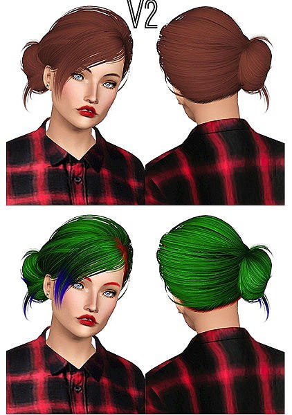 Skysims 113 hairstyle retextured by Chantel for Sims 3