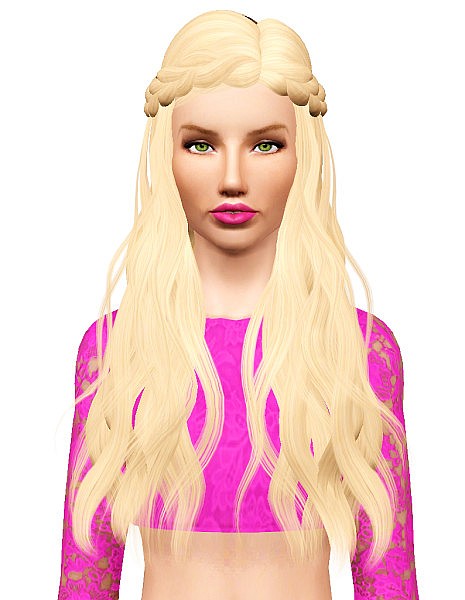 Skysimss 186 hairstyle retextured by Pocket for Sims 3