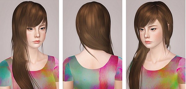 Coolsims 40 hairstyle retextured by Liahx for Sims 3