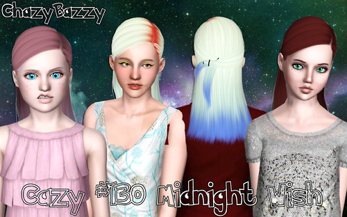 Cazy 130 Midnight Wish retextured by Chazy Bazzy for Sims 3