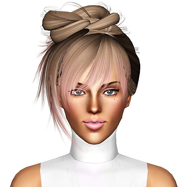   RoseSims Hair 107  hairstyle retextured by July Kapo for Sims 3