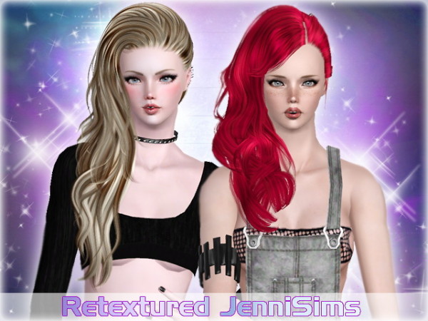 Nightcrawler and Peggy Hair retextured by Jenny Sims for Sims 3
