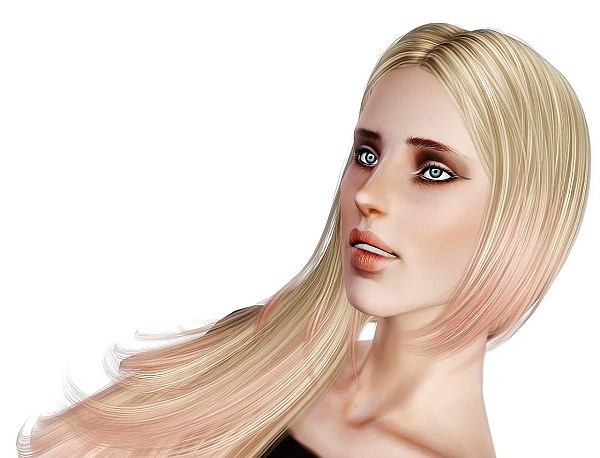 Cazy`s Rochelle  Hairstyle Retextured by Cnih for Sims 3