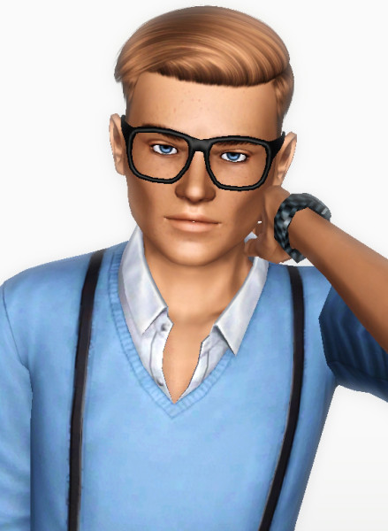 Nightcrawler`s 07 hairstyle retextured by Forever and Always for Sims 3